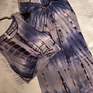 2piece purple TyeDye tank and skirt set!!!